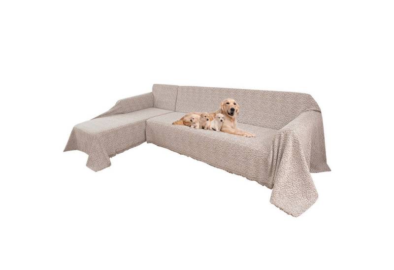 Jibenhome Ecksofahusse Chenille Sofabezug Überwurf Ecksofa L Form Sofabezug, Überzug Universal Couchbezug von Jibenhome