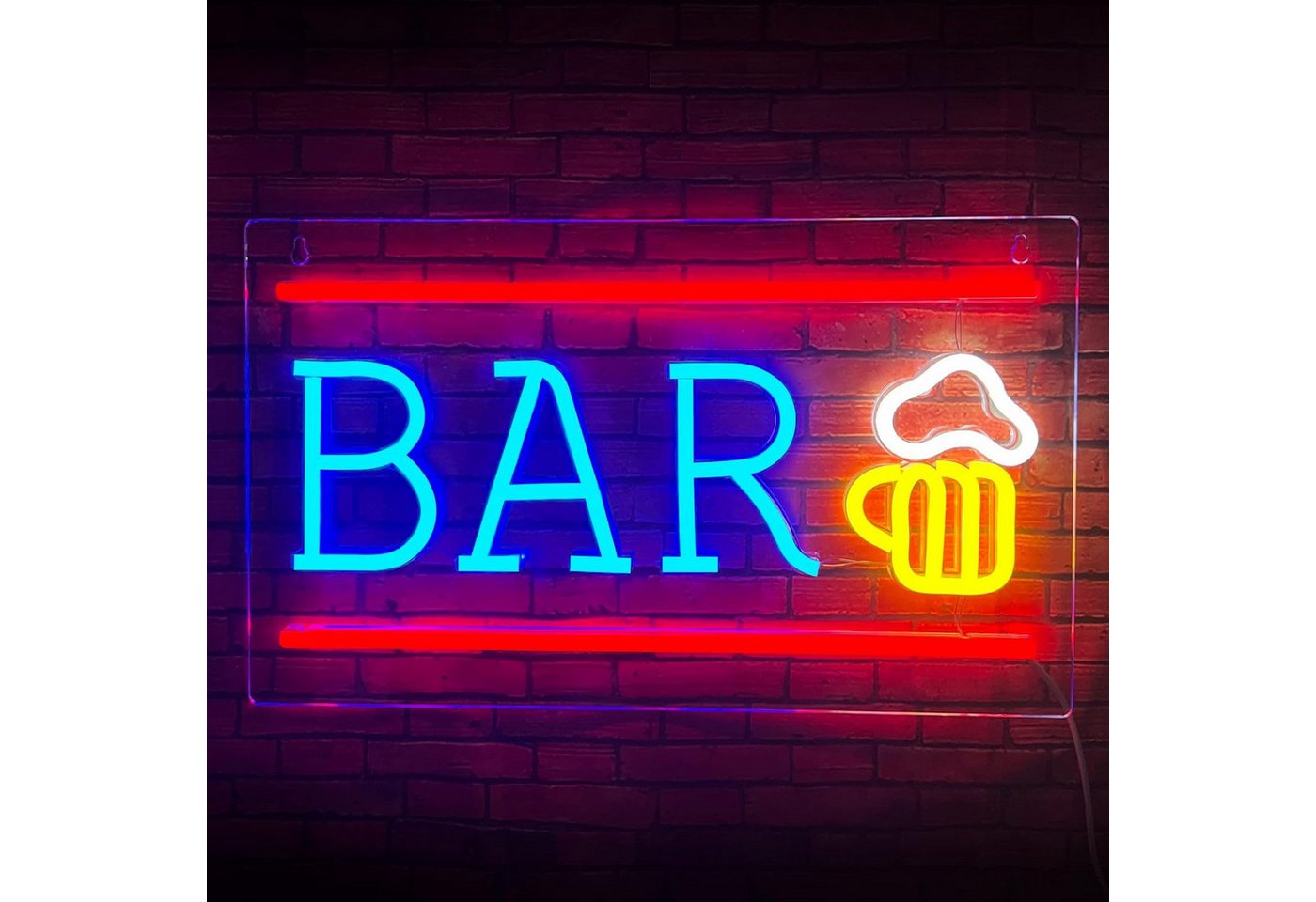 Jibenhome LED Dekolicht Spiel Leuchtreklame Gaming Neon Schild Neonlicht, USB Plug-and-Play, Spieltaste Leuchtschild Bar Schild Neon Sign für Wand Room Party Deko Jibenhome LED Dekolicht Spiel Leuchtreklame Gaming Neon Schild Neonlicht, USB Plug-and-Play, Spieltaste Leuchtschild Bar Schild Neon Sign für Wand Room Party Deko von Jibenhome