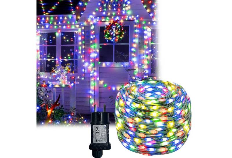 Jibenhome LED-Lichterkette Weihnacht Lichterkette Grünes Kabel,Lichtervorhang,Wasserdicht, Timer,8 Modi,Memory,3M Kabellänge mit Stecker für Weihnachtsbaum Jibenhome LED-Lichterkette Weihnacht Lichterkette Grünes Kabel,Lichtervorhang,Wasserdicht, Timer,8 Modi,Memory,3M Kabellänge mit Stecker für Weihnachtsbaum von Jibenhome