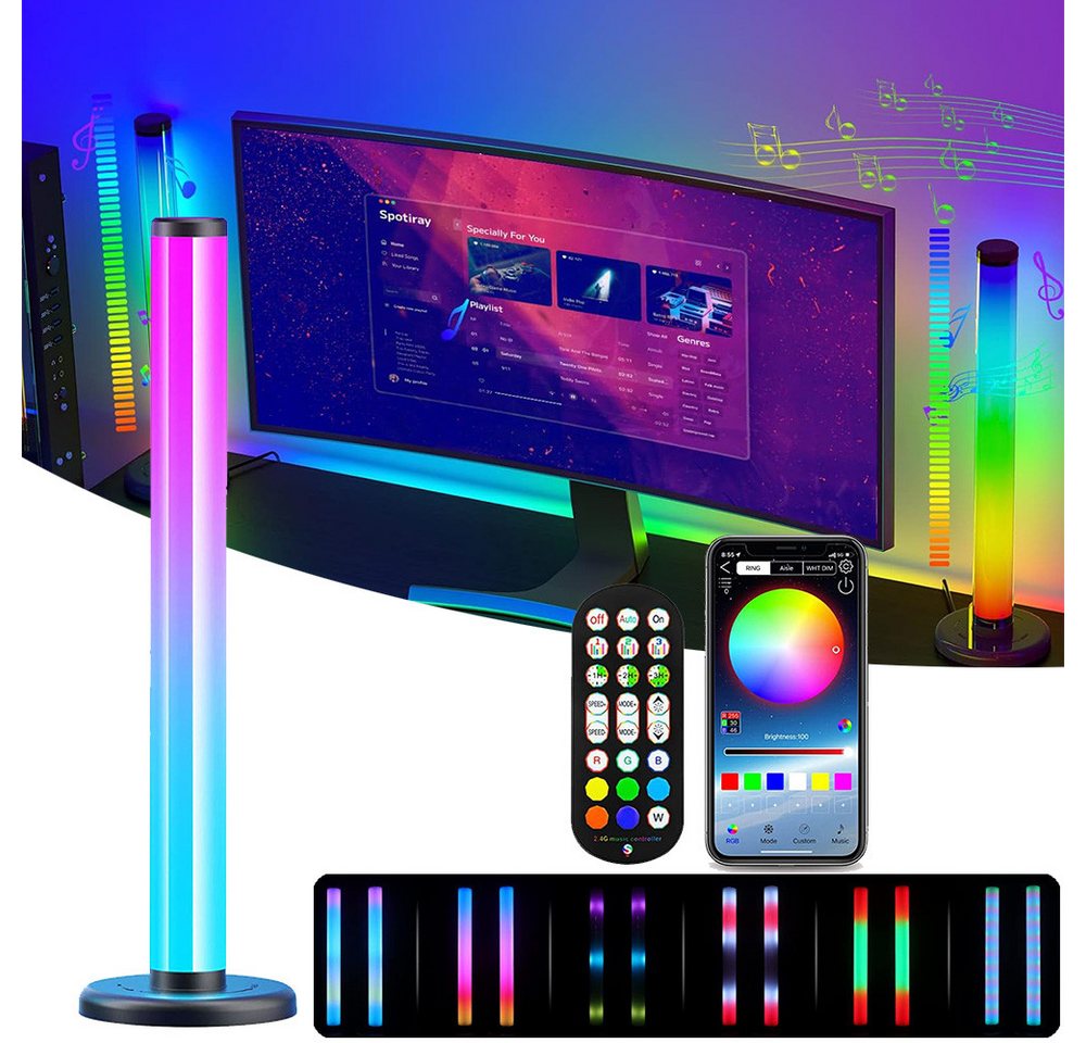 Jibenhome LED-Streifen Smart Lightbar RGB Lampe TV Hintergrundbeleuchtung Musik Sync Gaming, Mit Fernbedienung & App Kontrolle Dimmbare Beleuchtung TV Spielzimmer Jibenhome LED-Streifen Smart Lightbar RGB Lampe TV Hintergrundbeleuchtung Musik Sync Gaming, Mit Fernbedienung & App Kontrolle Dimmbare Beleuchtung TV Spielzimmer von Jibenhome