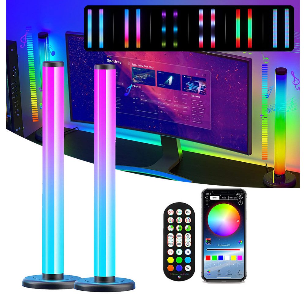 Jibenhome LED-Streifen Smart Lightbar RGB Lampe TV Hintergrundbeleuchtung Musik Sync Gaming, Mit Fernbedienung & App Kontrolle Dimmbare Beleuchtung TV Spielzimmer Jibenhome LED-Streifen Smart Lightbar RGB Lampe TV Hintergrundbeleuchtung Musik Sync Gaming, Mit Fernbedienung & App Kontrolle Dimmbare Beleuchtung TV Spielzimmer von Jibenhome