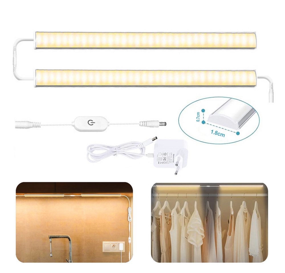 Jibenhome LED Unterbauleuchte LED Schrankbeleuchtung Küche Verbindbar, LED Lichtleiste Dimmbar 30cm, 2er-Set Warmweiß Unterbauleuchte Memory Funktion Küche Schrank Regal Jibenhome LED Unterbauleuchte LED Schrankbeleuchtung Küche Verbindbar, LED Lichtleiste Dimmbar 30cm, 2er-Set Warmweiß Unterbauleuchte Memory Funktion Küche Schrank Regal von Jibenhome