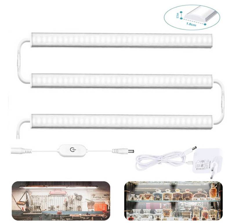 Jibenhome LED Unterbauleuchte LED Schrankbeleuchtung Küche Verbindbar, LED Lichtleiste Dimmbar 30cm, 3er-Set Kaltweiß Unterbauleuchte Memory Funktion Küche Schrank Regal Jibenhome LED Unterbauleuchte LED Schrankbeleuchtung Küche Verbindbar, LED Lichtleiste Dimmbar 30cm, 3er-Set Kaltweiß Unterbauleuchte Memory Funktion Küche Schrank Regal von Jibenhome