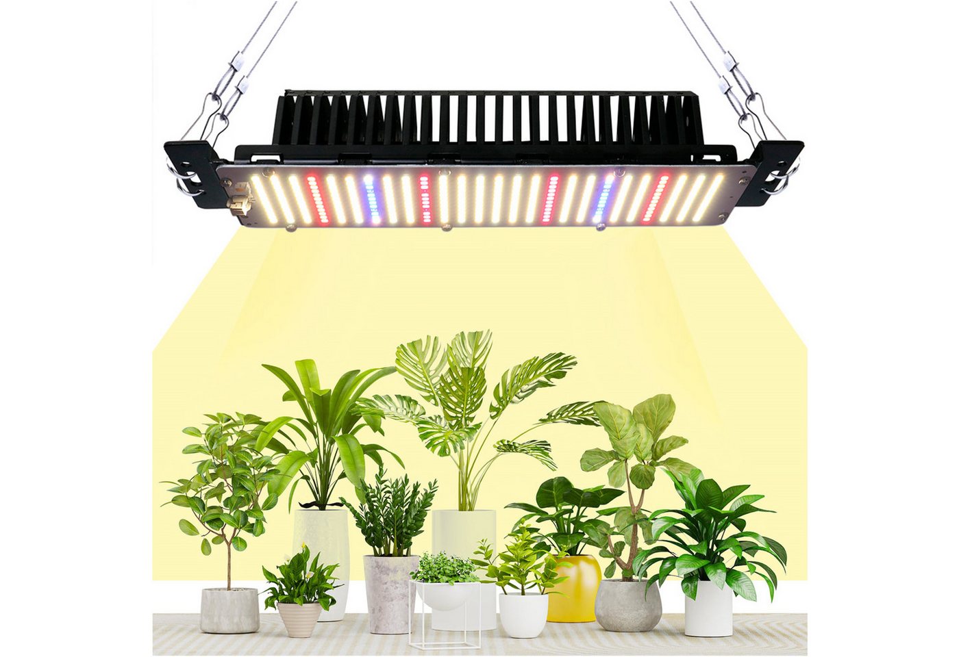 Jibenhome Pflanzenlampe 50W 312 LED Pflanzenlampe Vollspektrum Pflanzenlicht, Wachstumslampe, Grow Light für Zimmerpflanzen Sprießen Gemüse Blüte Jibenhome Pflanzenlampe 50W 312 LED Pflanzenlampe Vollspektrum Pflanzenlicht, Wachstumslampe, Grow Light für Zimmerpflanzen Sprießen Gemüse Blüte von Jibenhome