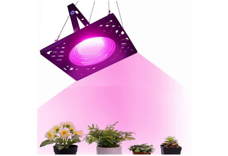 Jibenhome Pflanzenlampe LED Pflanzenlicht Wasserdicht, 50W Led Grow Lampe IP66 Hängend Stehend, Wachstumslampe 72 LEDs Blumenlampe für Zimmerpflanze Gewächshaus von Jibenhome