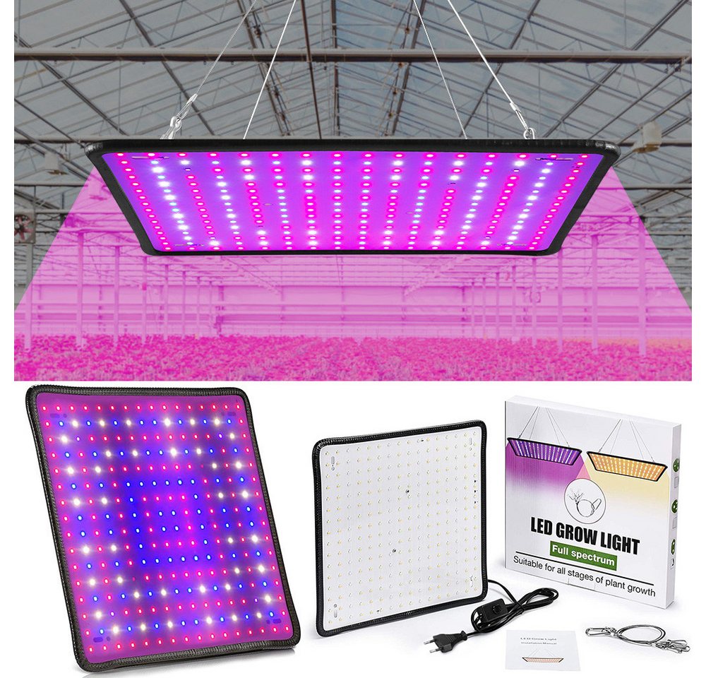 Jibenhome Pflanzenlampe Wachstumslampe,Vollspektr UV+IR/Sonnenlicht Grow Lamp,An-/Aus-Schalter, Vollspektrum A-256 LEDs, für Zimmerpflanzen,Gemüse und Blumen Jibenhome Pflanzenlampe Wachstumslampe,Vollspektr UV+IR/Sonnenlicht Grow Lamp,An-/Aus-Schalter, Vollspektrum A-256 LEDs, für Zimmerpflanzen,Gemüse und Blumen von Jibenhome