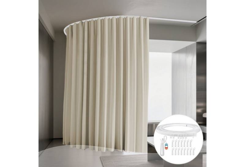 Jibenhome Scheibengardine Raumteiler Vorhang mit Schiene, Extra Großer Jibenhome Scheibengardine Raumteiler Vorhang mit Schiene, Extra Großer von Jibenhome