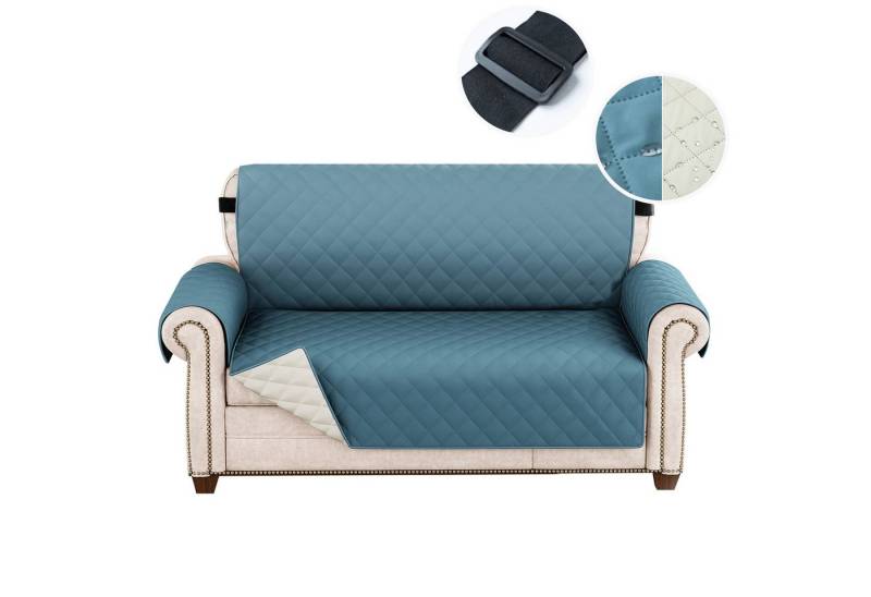 Jibenhome Sofahusse Gesteppter Sofabezug Armlehnen, Doppelseitig Sofaschoner mit Gummiband, Wasserdicht und Rutschfest Jibenhome Sofahusse Gesteppter Sofabezug Armlehnen, Doppelseitig Sofaschoner mit Gummiband, Wasserdicht und Rutschfest von Jibenhome