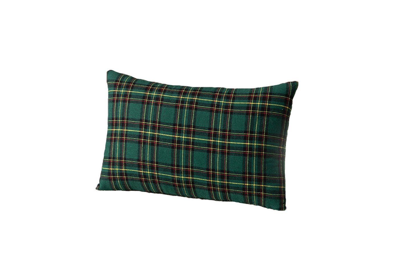Jibenhome Sofaschoner Sofaschoner Sofahusse WeihnachtsKariert Sofadecke und Dekokissen, Weihnachtskarierte Weich Wohndecke mit Quasten und Kissenbezug von Jibenhome