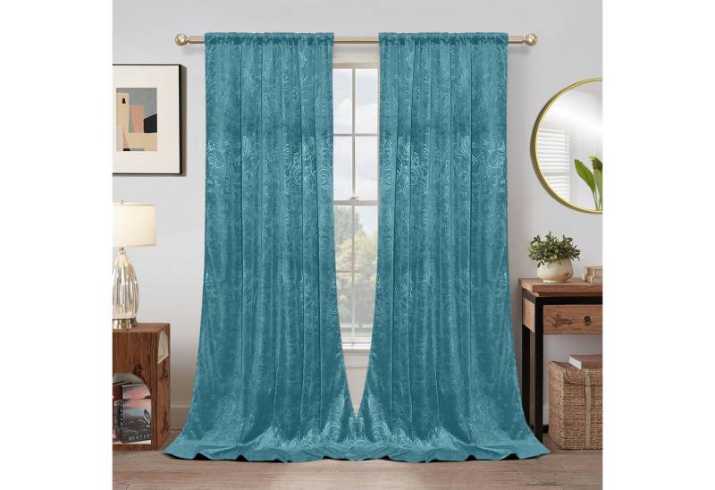 Jibenhome Vorhang Gardinen Blickdicht Vorhang Samt (2 St), abdunkelnd, Thermogardine von Jibenhome