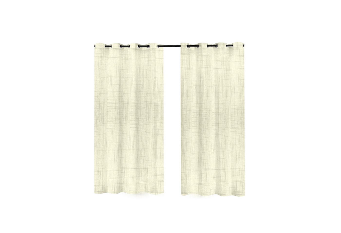 Jibenhome Scheibengardine Ösen Gardinen Indoor Outdoor Vorhang, Transparenter Voile Vorhäng Panel, (1 St), für Terrasse, Wohnzimmer, Schlafzimmer, Außenbereich von Jibenhome
