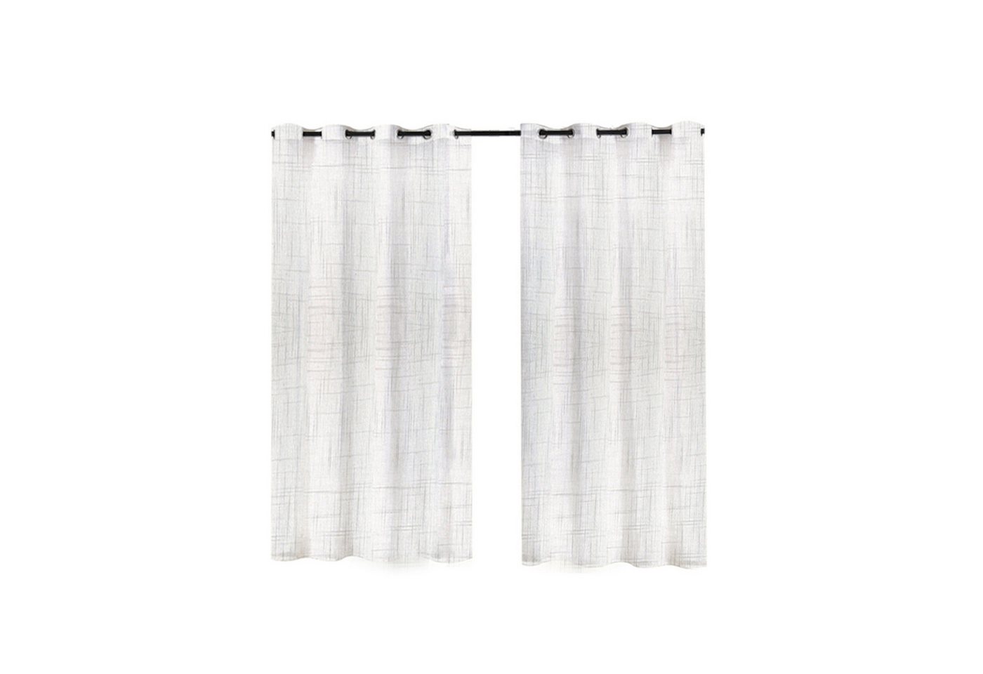 Jibenhome Scheibengardine Ösen Gardinen Indoor Outdoor Vorhang, Transparenter Voile Vorhäng Panel, (2 St), für Terrasse, Wohnzimmer, Schlafzimmer, Außenbereich von Jibenhome