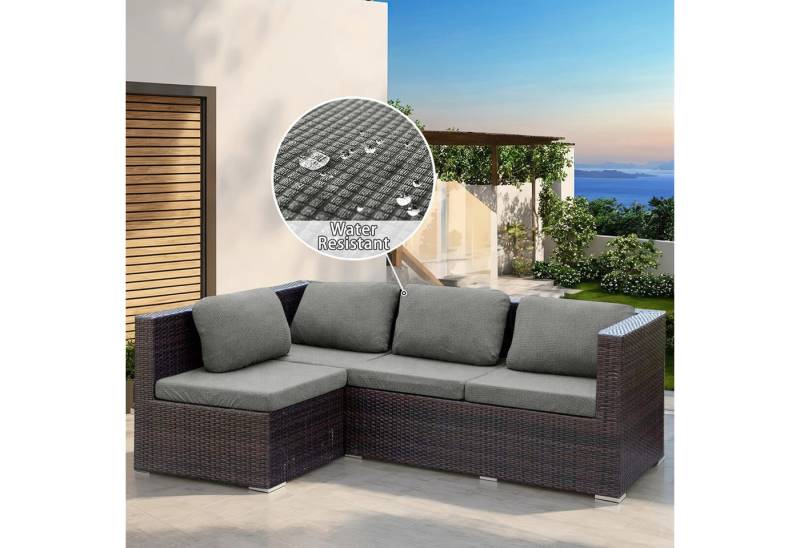 Jibenhome Sofahusse Sofa Sitzkissenbezug, Wasserdichte Stretch Sofabezug für 1/2/3 Sitzer, Wohnzimmer Sofa Sitzbezug Möbelbezug Elastischer Rücken Kissenbezüge von Jibenhome