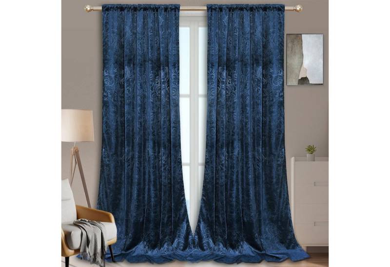 Jibenhome Vorhang Gardinen Blickdicht Vorhang Samt (2 St), abdunkelnd, Thermogardine von Jibenhome