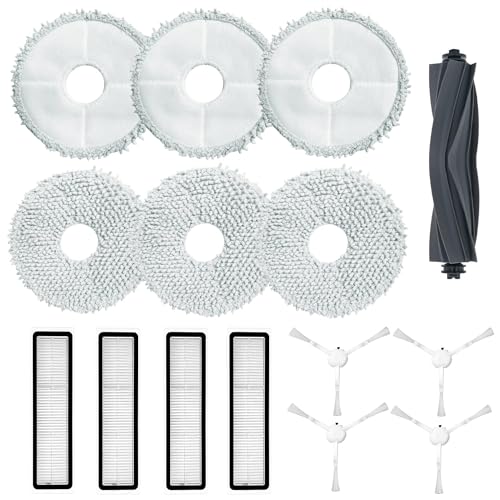 15-Teiliges Set Saugroboter Ersatzteile, für Dreame L10s Ultra, für Dreame S10/S10PRO Zubehör, Staubsauger Ersatzteile Filter, Saugroboter Ersatzteile Seitenbürsten von JidRMC