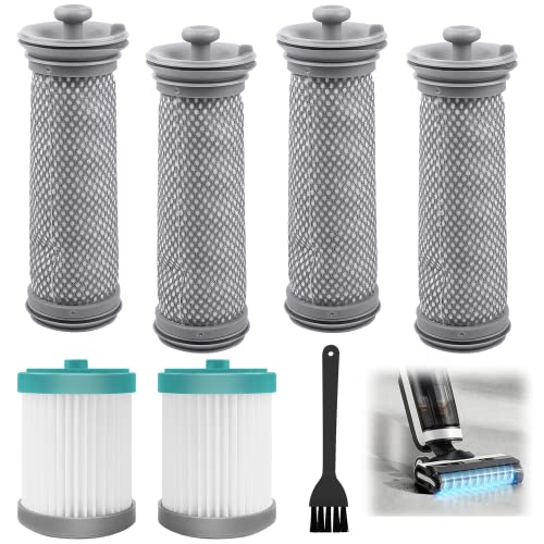 7 Stück Ersatzfilter Staubsauger Filter Sets, Ersatz HEPA Filter für Tineco A10 A11 A12 EA10, 4 Vorfilter & 2 HEPA-Filter & 1 Bürste, Filter Zubehör für Tineco S11 und S11 Tango EX Ersatzteile von JidRMC