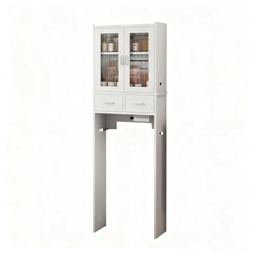 Jidanmian Toilettenregal, Badezimmer-Organizer mit Papierhalter und Haken, freistehender, platzsparender Toilettenständer für Toilette, Badezimmer und Waschküche Jidanmian Toilettenregal, Badezimmer-Organizer mit Papierhalter und Haken, freistehender, platzsparender Toilettenständer für Toilette, Badezimmer und Waschküche von Jidanmian