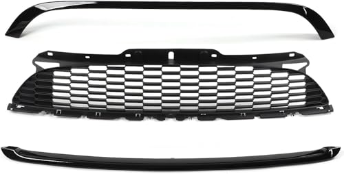 JidddD für Mini Cooper R55 R56 R57 R58 R59 S JCW Auto-Frontstoßstangengrill Kühler Teile,Racing-Kühlergrill,Modifikation Zubehör von JidddD