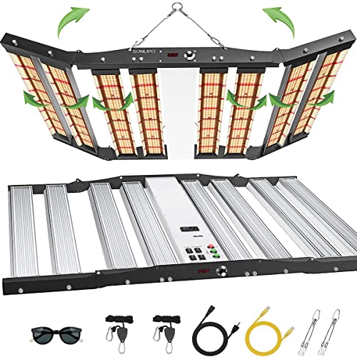 SPC6500 Pflanzenlampe LED Vollspektrum Grow Light 650W, 1.8x1.8m Abdeckung, mit 2928pcs Sam-sung Dioden, Wachstumslampen für Pflanzen, Led Grow Lampe für Zimmerpflanzen Gemüse Aussaat Blumen von JideTech