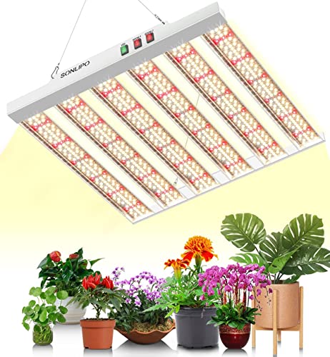 SPF2000 Pflanzenlampe Led Vollspektrum Grow Light 200W 4x4ft Abdeckung, mit 882pcs Sam-sung Dioden, Wachstumslampen für Pflanzen, Pflanzenlicht Led Grow Lampe für Zimmerpflanzen Gemüse Aussaat Blumen von JideTech