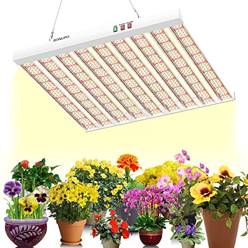 SPF4000 Pflanzenlampe Led Vollspektrum Grow Light 400W 5x5ft Abdeckung, mit 1323pcs Sam-sung Dioden, Wachstumslampen für Pflanzen, Pflanzenlicht Led Grow Lampe für Zimmerpflanzen Gemüse Aussaat Blumen von JideTech