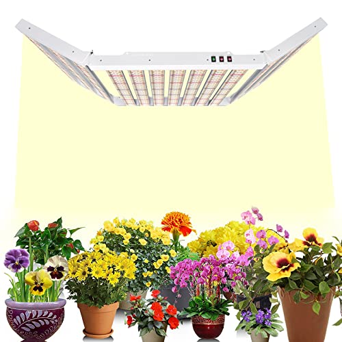 SPF6000 Pflanzenlampe LED Vollspektrum Grow Light 600W 6x6ft Abdeckung, mit 1911pcs Sam-sung Dioden, Wachstumslampen für Pflanzen, Pflanzenlicht Led Grow Lampe für Zimmerpflanzen Gemüse Aussaat Blumen von JideTech