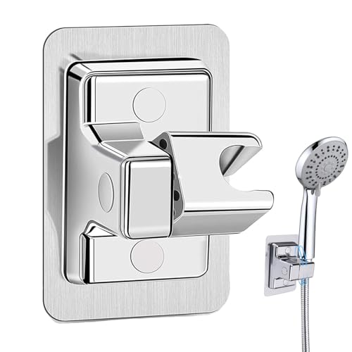 Jidyllic Handbrause Halterung,360°Verstellbarer Brausehalter Duschkopfhalterung Ohne Bohren Duschkopf Halterungen Universell Brausehalter für Handbrause oder Duschkopf Jidyllic Handbrause Halterung,360°Verstellbarer Brausehalter Duschkopfhalterung Ohne Bohren Duschkopf Halterungen Universell Brausehalter für Handbrause oder Duschkopf von Jidyllic