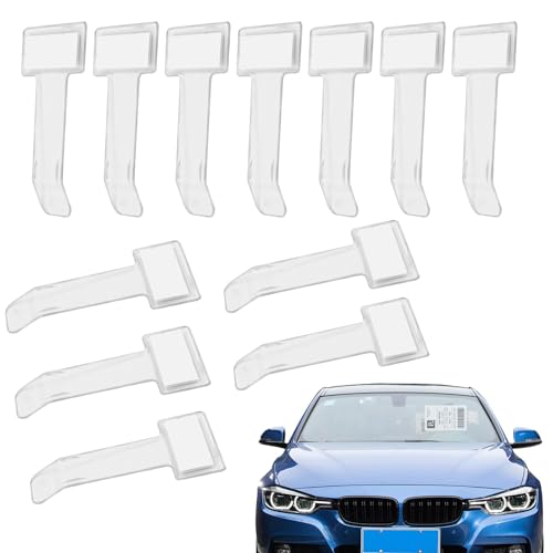 Jidyllic Transparente Auto Halter Clip,12 Pcs Ticket Halterung Auto Selbstklebender Parkscheinhalter Windschutzscheibe Selbstklebend Tickets Clips Ticket Halterung Auto für Karte Quittung Jidyllic Transparente Auto Halter Clip,12 Pcs Ticket Halterung Auto Selbstklebender Parkscheinhalter Windschutzscheibe Selbstklebend Tickets Clips Ticket Halterung Auto für Karte Quittung von Jidyllic