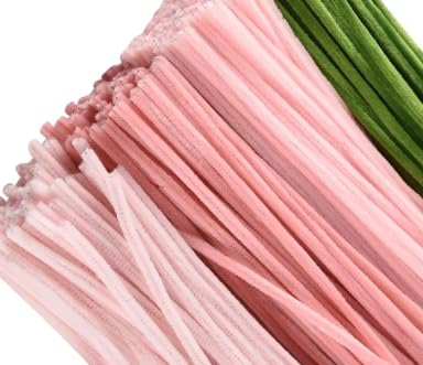 Pfeifenreiniger Blumen Set, 400 Stück Pfeifenputzer zum Basteln, Pfeifenreiniger zum Basteln, mit Blumendraht, Schleifenband, Blumen Staubblatt für Blumenstrauß DIY Dekorationen Pfeifenreiniger Blumen Set, 400 Stück Pfeifenputzer zum Basteln, Pfeifenreiniger zum Basteln, mit Blumendraht, Schleifenband, Blumen Staubblatt für Blumenstrauß DIY Dekorationen von Jiehaojia