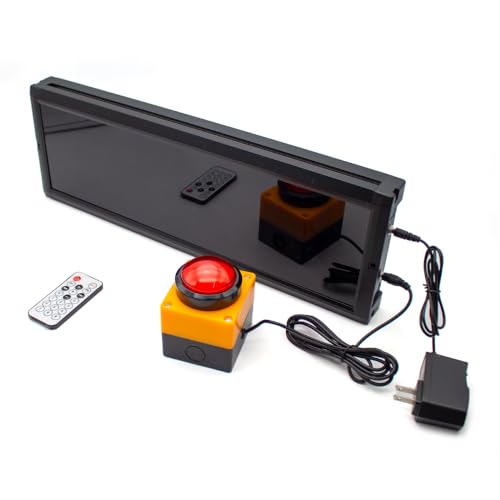Digitaler Display Wettkampf Timer, Countdown Stoppuhr Zähler, Trainings Sprach Timing Ausrüstung + Fernbedienung(4 Zoll 4-stellig, Plug-in) von Jieotwice