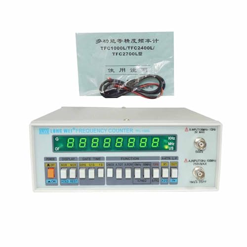 Hochpräziser Multifunktionaler Digitaler Frequenzmesser, 8 Bit Led Zweikanal Quarzoszillator Frequenzzähler 1GHZ 220V Hochpräziser Multifunktionaler Digitaler Frequenzmesser, 8 Bit Led Zweikanal Quarzoszillator Frequenzzähler 1GHZ 220V von Jieotwice