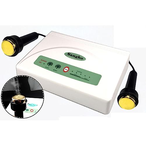 Jieotwice 100-240V Ultraschall Sch Nheitsger Te Haushalts Titan Physiotherapie Heilinstrument(2 Sonde) von Jieotwice