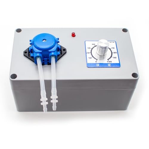 Jieotwice Mikro-Peristaltikpumpe Labor Quantitative Füllmaschine Durchfluss Einstellbare Umwälzpumpe + 5M Silikonschlauch DC12V 10-60ML/MIN Jieotwice Mikro-Peristaltikpumpe Labor Quantitative Füllmaschine Durchfluss Einstellbare Umwälzpumpe + 5M Silikonschlauch DC12V 10-60ML/MIN von Jieotwice