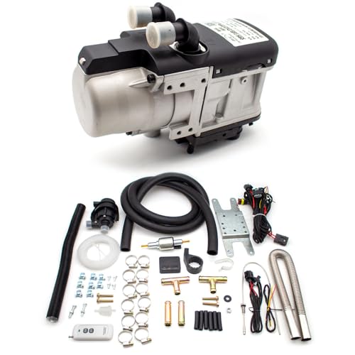 Jieotwice Sanitär Standheizung Diesel Benzin Dual Modus Lufterhitzer Diesel Allzweckheizung Vorwärmen des Motors 12V 5KW YJH-Q6(Set A) von Jieotwice