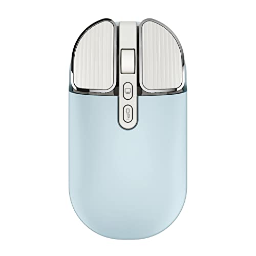 JieruiDeng 2,4 G kabellose wiederaufladbare Maus mit USB-Empfänger, Rückkehr zum Schreibtisch, Stummschalttaste, energiesparend, 2400 dpi, optische niedliche Mädchen-Maus für Laptop, Notebook, PC, von JieruiDeng
