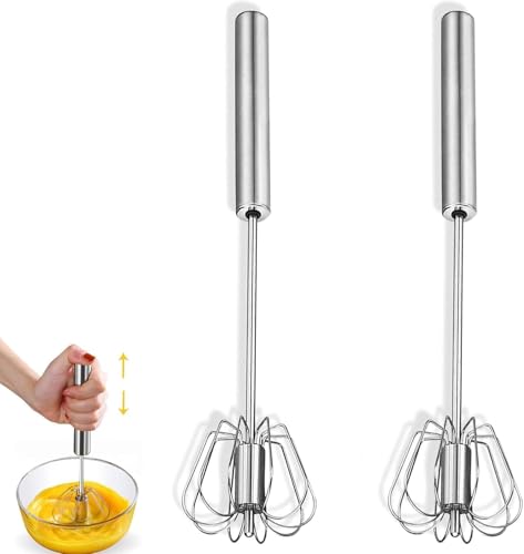 2-in-1-Eier-Mixer, drehbarer Hand-Milchaufschäumer und Mixer von Jieunxx