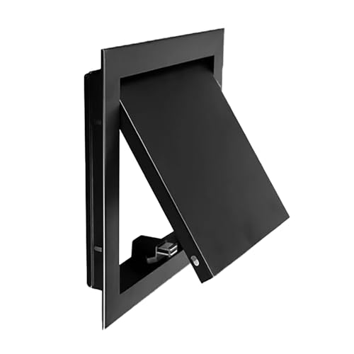 Revisionsklappe Schwarze Zugangstür für Trockenbau Druckknopf Öffnen, Abnehmbare Zugangsplatte mit Rahmen und Platte, Versteckte Zugangsplatte zum Dachboden, Tür Zum Wäscheschacht(30x30cm(12x12in)) Revisionsklappe Schwarze Zugangstür für Trockenbau Druckknopf Öffnen, Abnehmbare Zugangsplatte mit Rahmen und Platte, Versteckte Zugangsplatte zum Dachboden, Tür Zum Wäscheschacht(30x30cm(12x12in)) von Jievmrs
