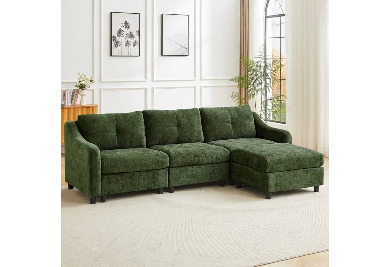 Jiexi Wohnlandschaft Ecksofa Mit Schlaffunktion Kordsofa, L oder U Form Couch Jiexi Wohnlandschaft Ecksofa Mit Schlaffunktion Kordsofa, L oder U Form Couch von Jiexi