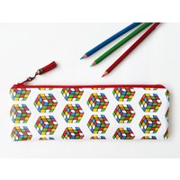 Vegane Federtasche Nachhaltige Stiftetasche Aus Kunstleder von JiggleMaWiggle