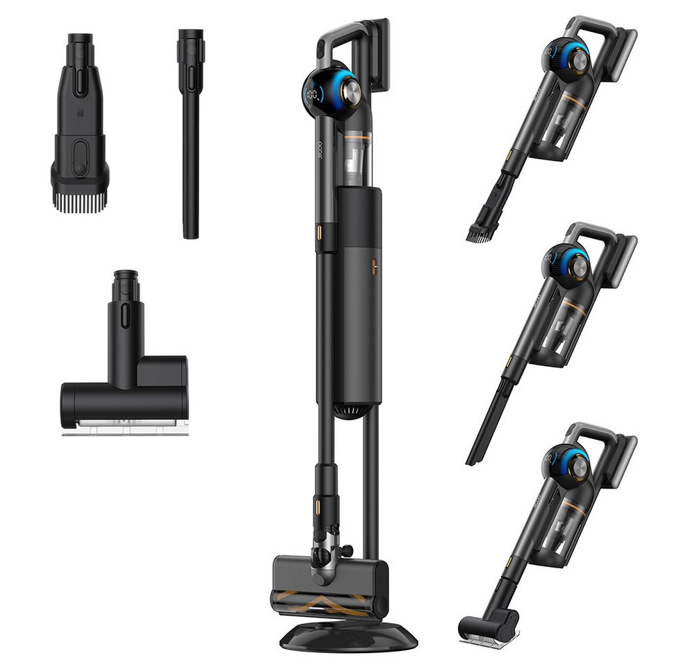 Jigoo Handstaubsauger V700 Kabelloser Staubsauger mit 2.5 L Staubkapazität, 480 W von Jigoo