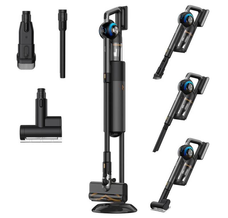 Jigoo Handstaubsauger V700 Kabelloser Staubsauger mit 2.5 L Staubkapazität, 480 W von Jigoo