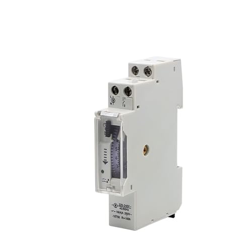 1 Stück MT180A2 Mechanischer Zeitschalter – 110–250 VAC programmierbarer Timer for die Büroautomatisierung, 96 EIN/AUS-Zyklen, 40 A Tragfähigkeit 1 Stück MT180A2 Mechanischer Zeitschalter – 110–250 VAC programmierbarer Timer for die Büroautomatisierung, 96 EIN/AUS-Zyklen, 40 A Tragfähigkeit von JigyHa