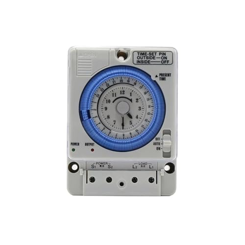 1 Stück TB35N 100–240 V 20 A Din-Schienen-programmierbarer mechanischer Zeitschalter for die Heim- und Büroautomatisierung 1 Stück TB35N 100–240 V 20 A Din-Schienen-programmierbarer mechanischer Zeitschalter for die Heim- und Büroautomatisierung von JigyHa