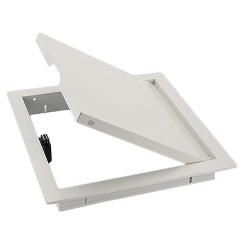 1 Stück langlebige, weiße Zugangsklappe mit Scharnier for die Decke – einfach zu installierende Zugangstür for Trockenbauwände mit Magnetverschluss(25x50cm) von JigyHa