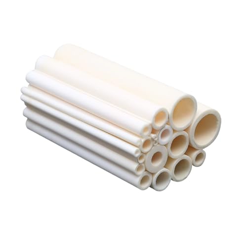 10 Stück 99% Aluminiumoxid-Keramikrohre – hochtemperaturbeständige Isolierplatte for Labore und den industriellen Einsatz(ID/Φ3mm*OD/Φ6mm) von JigyHa
