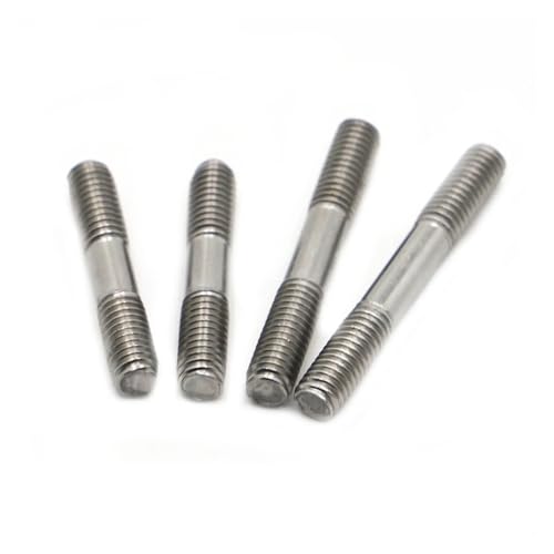 Doppelendige Gewindestangen - 1-5 Stück M3 M4 M5 M6 M8 M10 - Bolzenschrauben aus Edelstahl 304 for die Metallbearbeitung(80mm M5 2pcs) von JigyHa