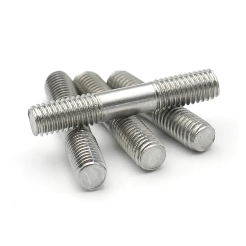 Doppelendige Gewindestangen aus Edelstahl 304 – M3 M4 M5 M6 M8 M10 M12 – 1/2/5 Stück Doppelendschrauben for die Industrie(170mmxM6 2pcs) von JigyHa