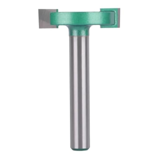 T-Typ-Schlitzfräser-Bit – Fräser aus Wolframstahl for die Holzbearbeitung, Fräser mit 8-mm-Schaft(8x33x8) von JigyHa