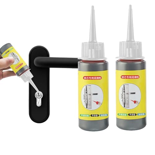 2pcs Graphitschmiermittel, 60ml Graphitspray Für Schlösser, Schließzylinder Schmierpulver, Graphitpulver Schmierstoff, Graphitpulver Trockenschmierung Schmierstoff Für Schlüssel, Türführungen 2pcs Graphitschmiermittel, 60ml Graphitspray Für Schlösser, Schließzylinder Schmierpulver, Graphitpulver Schmierstoff, Graphitpulver Trockenschmierung Schmierstoff Für Schlüssel, Türführungen von Jiimhte
