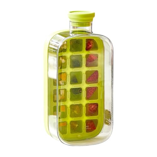 Ice-Cube Bottle, 800ml 2 In 1 Eiswürfelbehälter Wasserflasche Mit Deckel Und Behälter, 2 In 1 Touch Frees Ice-Cubes Tray Water Bottle, Ice-Cube Flasche, Eiswürfelform Silikon, Eiswürfelflasche Ice-Cube Bottle, 800ml 2 In 1 Eiswürfelbehälter Wasserflasche Mit Deckel Und Behälter, 2 In 1 Touch Frees Ice-Cubes Tray Water Bottle, Ice-Cube Flasche, Eiswürfelform Silikon, Eiswürfelflasche von Jiimhte